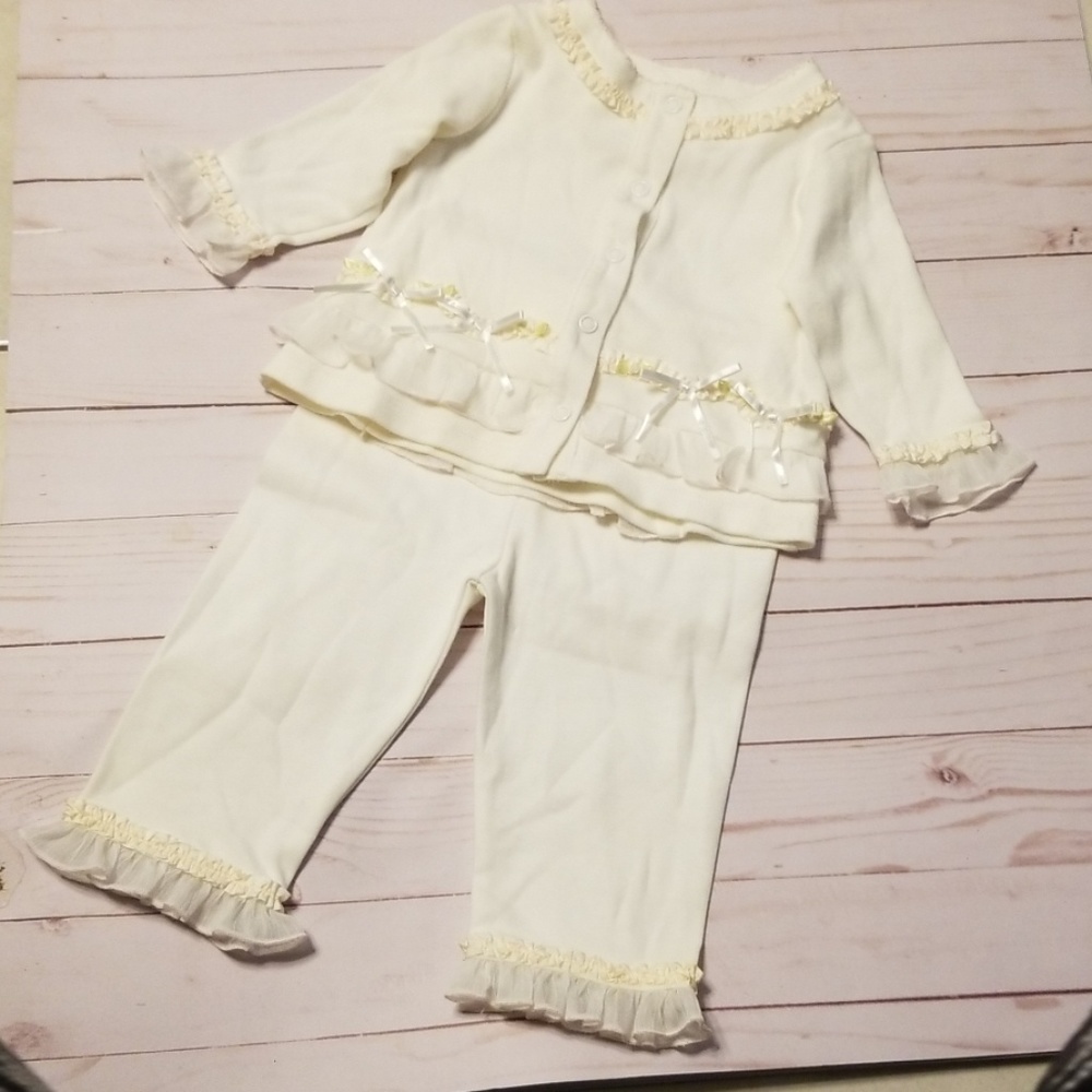 Miniclasix 2 PC ivory pants set